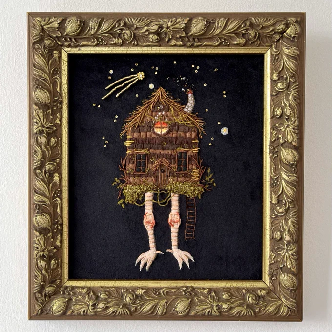 Baba Yaga's house & The Last Unicorn are the remaining pieces from this collection!   Thank you SO much for your orders, it means so much to me that my art is being enjoyed by people other than myself, I feel incredibly lucky that I get to share that feeling!