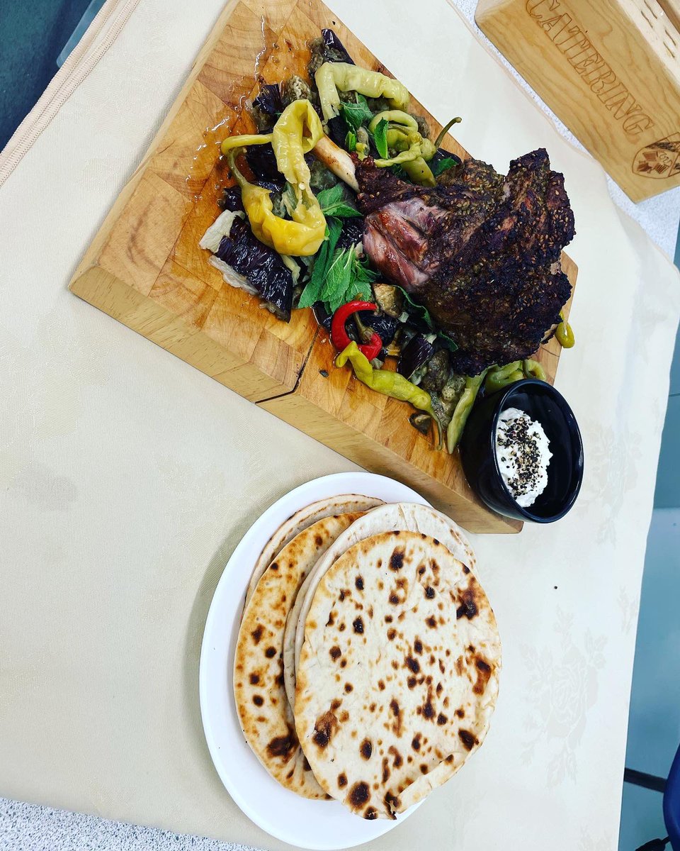 AHSFoodies's tweet photo. Congratulations George on a truly outstanding signature dish. The year 8’s task was to cook a dish which shows off your personality, George did just that. He cooked @jamieoliver ‘s Gnarly Dukkah Roast Lamb. Outstanding cookery from a wonderful chef, well done George. @aylshamhigh https://t.co/aT3LmLYwTZ