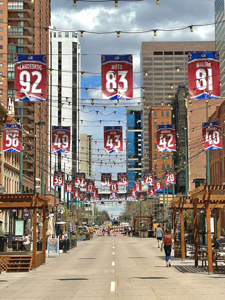 LoDoDistrict's tweet photo. ๐ Good luck tonight, Avs! Letโs keep the season alive! #goavsgo #denver #colorado #lodo #explorelodo #larimersquare #avalanche #nhl #onewayourway (๐ธ: @drjhu1980) @Avalanche @LarimerSquare @GovofCO @visitdenver @jaredpolis https://t.co/SQ73EmLtyZ