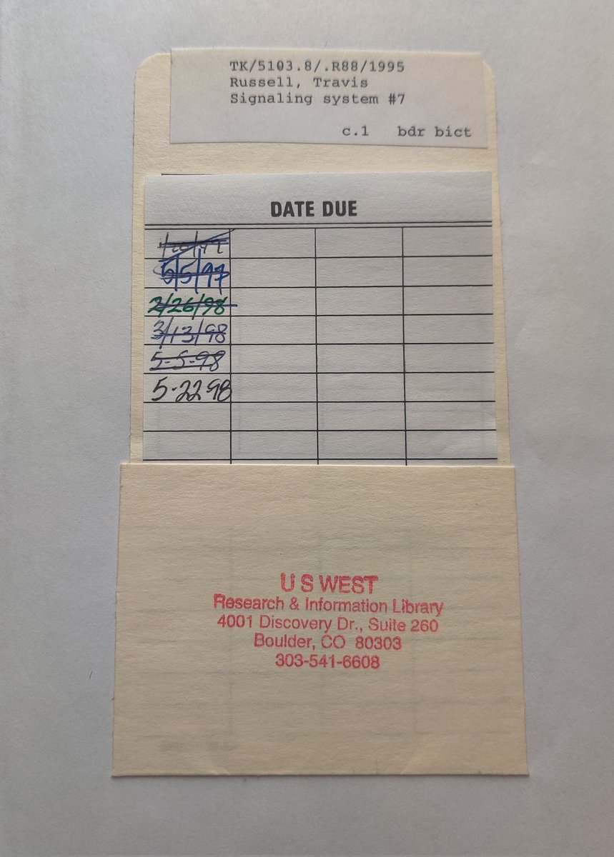 domfar's tweet image. Signaling System #7