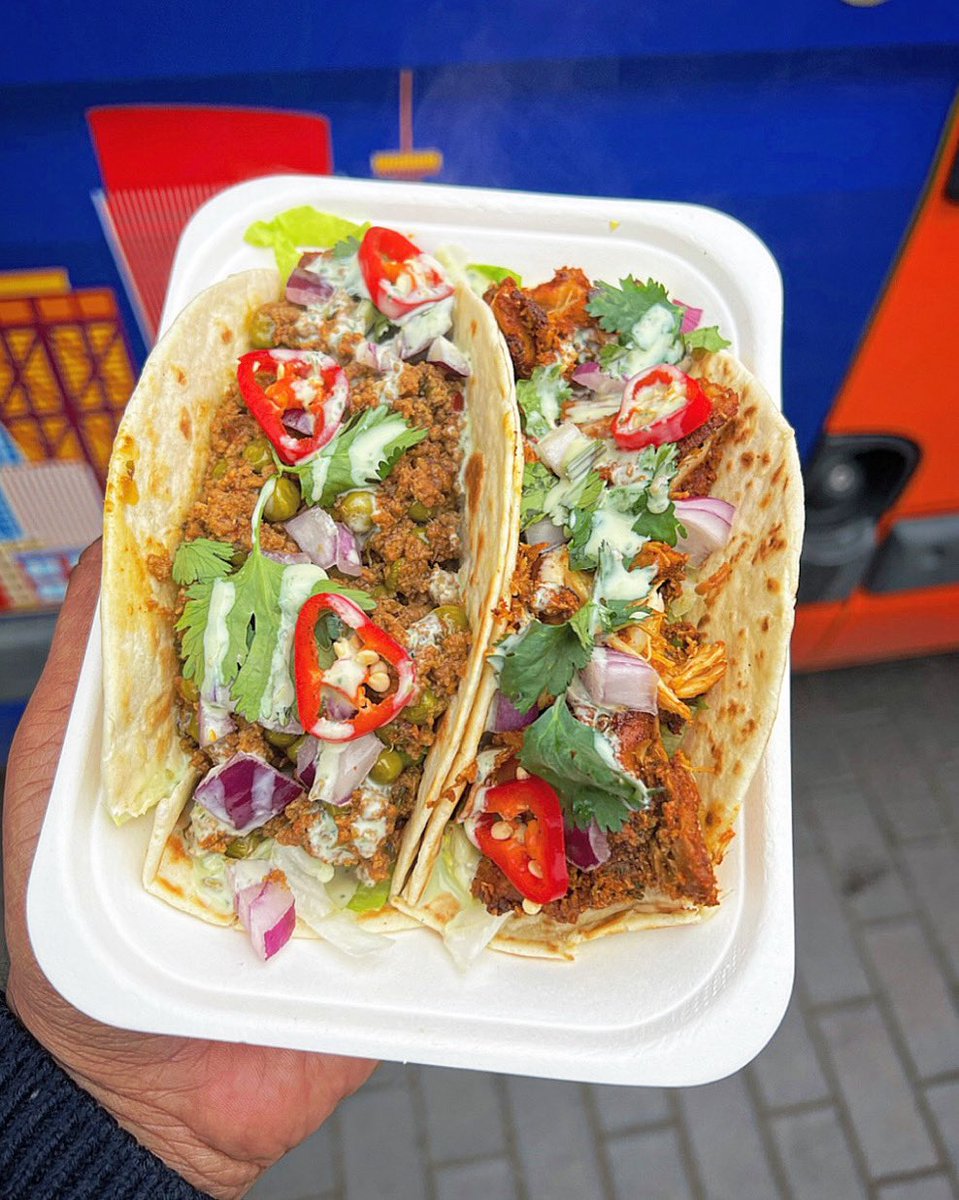 PunjabiShack's tweet photo. Punjabi tacos https://t.co/seUiNwyQWQ