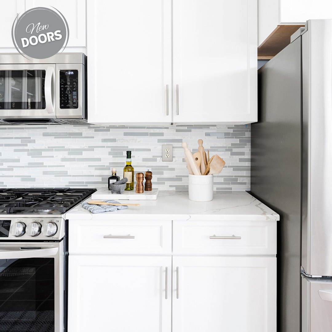 NHanceCorporate's tweet photo. Cabinets take the majority of your kitchen remodel budget…not with us! So, grab that high-tech fridge and update those countertops. #remodeling #kitchenupdate #cabinetmakeover #beforeandafter #refinishing https://t.co/5expkTQkXa