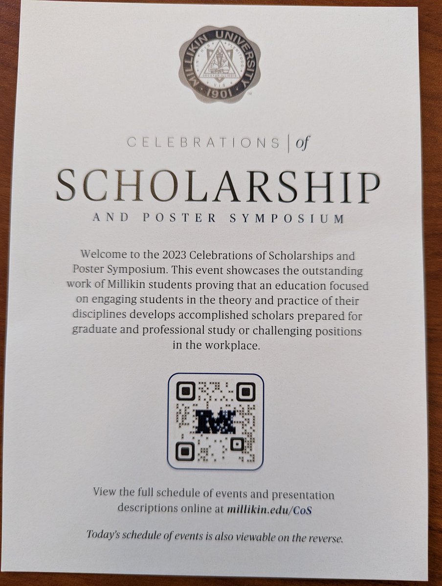 proflauradean's tweet photo. Two of my favorite things: undergraduate research and coffee! Enjoyed hearing about some fascinating research during the poster symposium part of the Celebrations of Scholarship @MillikinU! #PerformanceLearning #StudentFacultyResearch https://t.co/pgLoLrPcWv