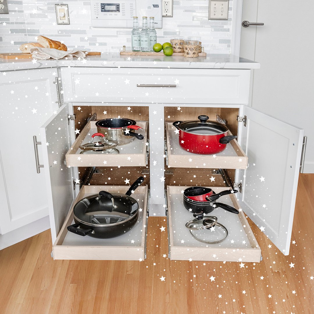 NHanceCorporate's tweet photo. In a kitchen far far away…CLUTTER. Not in your home planet with our organization solutions though! Happy Star Wars Day! #starwarsday #kitchenorganization #homeimprovement https://t.co/UmLDAPmPz5