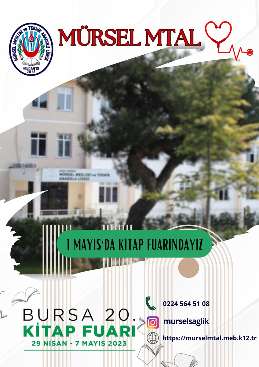 Mürsel Mesleki ve Teknik Anadolu Lisesi (@murselmtal1) on Twitter photo 1 Mayıs'ta kitap fuarındayız. Bekleriz... 1 Mayıs'ta kitap fuarındayız. Bekleriz...