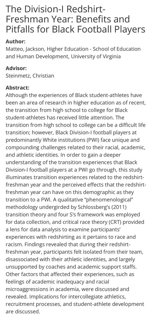 Official submitted my capstone to earn my doctorate in education from THE University of Virginia.

To my participants, mentors, friends, and family, I could not have done this without you. 

RIP41 🕊️🖤
🧡💙⚔️