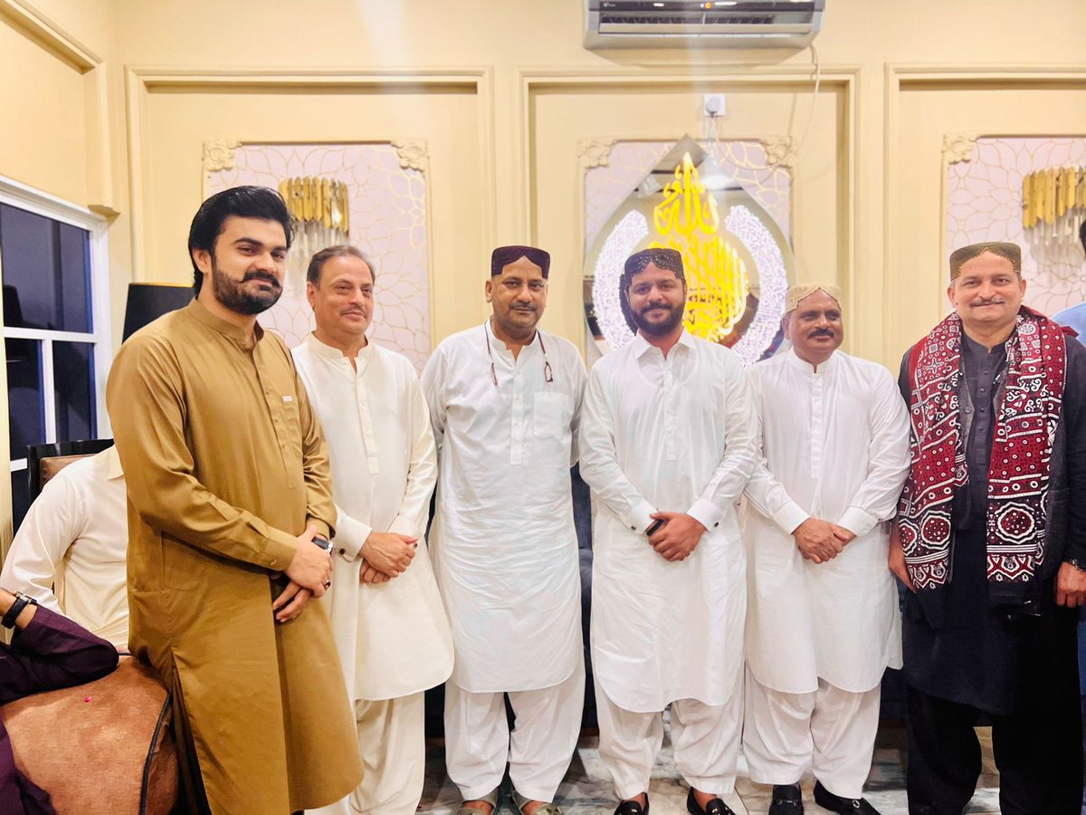 touseefdhamrah's tweet photo. Always an honour to meet Divisional President PPP SBA Zia Hassan Lanjar Sb at Qazi Sharukh Rasheed Bhatti House Nawabshah https://t.co/okejEDUbsa