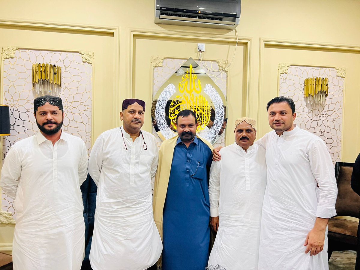 touseefdhamrah's tweet photo. Always an honour to meet Divisional President PPP SBA Zia Hassan Lanjar Sb at Qazi Sharukh Rasheed Bhatti House Nawabshah https://t.co/okejEDUbsa