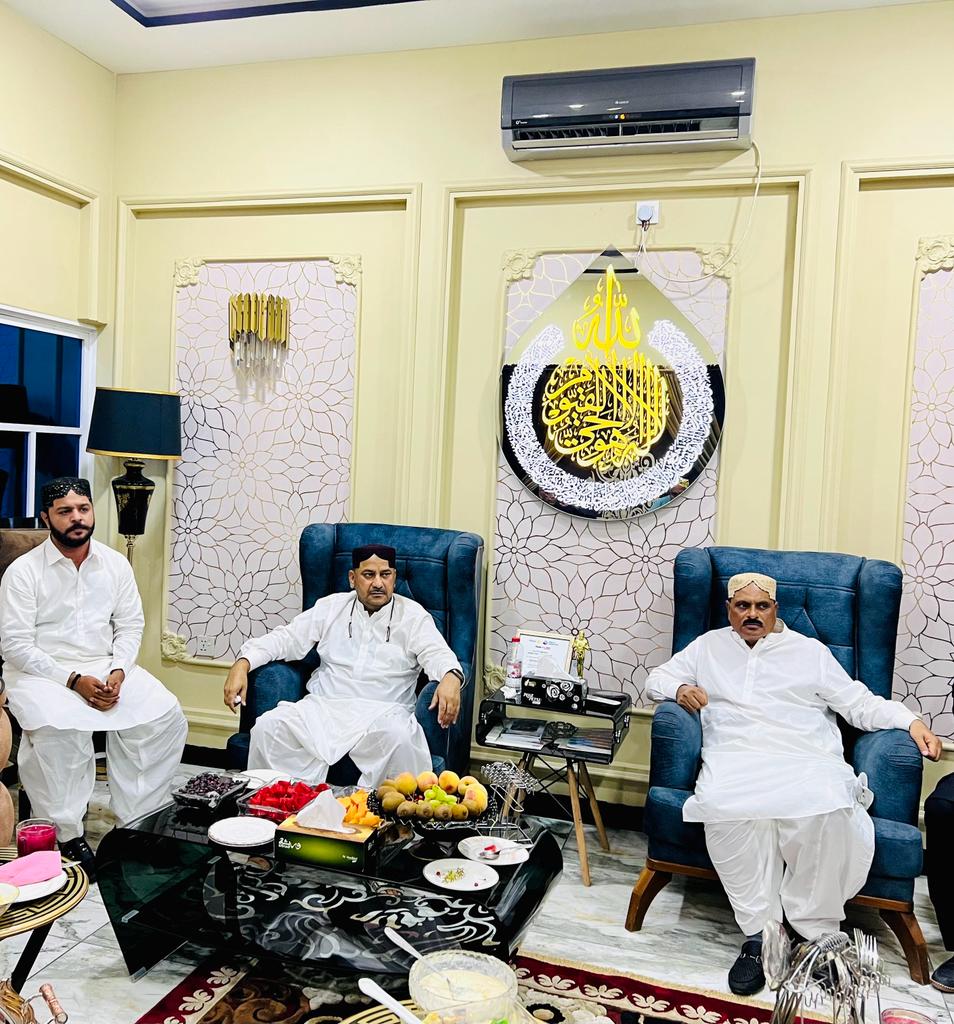 touseefdhamrah's tweet photo. Always an honour to meet Divisional President PPP SBA Zia Hassan Lanjar Sb at Qazi Sharukh Rasheed Bhatti House Nawabshah https://t.co/okejEDUbsa