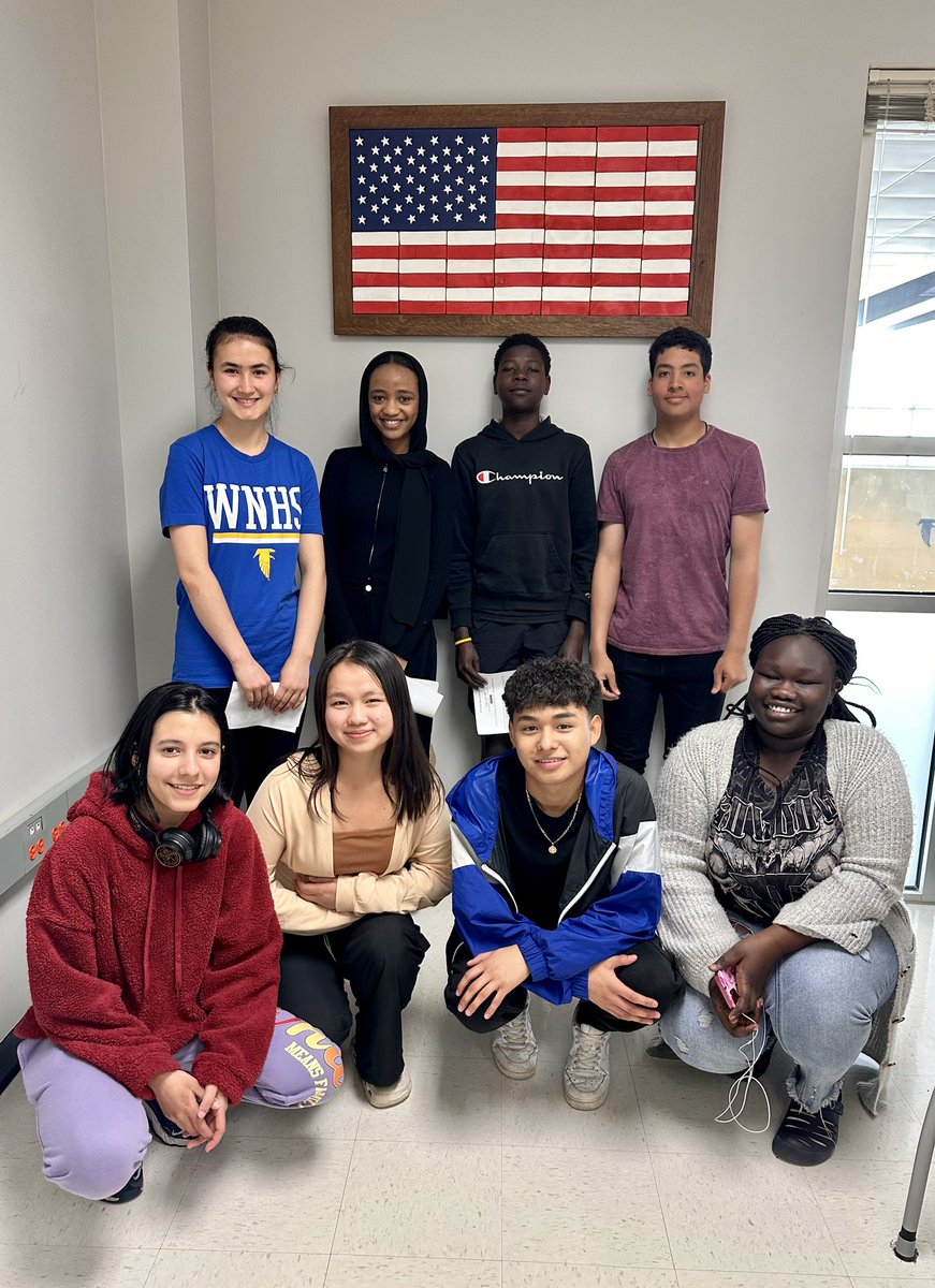 Rachel__Gannon's tweet photo. Thank you to our fabulous WN student panel as they welcomed and shared advice with our visiting 8th graders. After our building tour, Mrs. W bridged the MS/HS gap, and we wrapped up the day out in the sunshine! ☀️💙💛 #YourCommunitySchools https://t.co/LOtyVsP2Ht