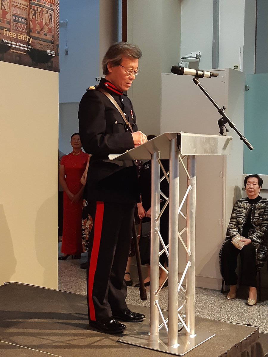 A most enjoyable evening at the official opening and celebration of the new Lee Kai Hung Chinese Culture Gallery @McrMuseum @ward_esme Congratulations to everyone involved from concept to reality.   @GMLO_UK #HighSheriff