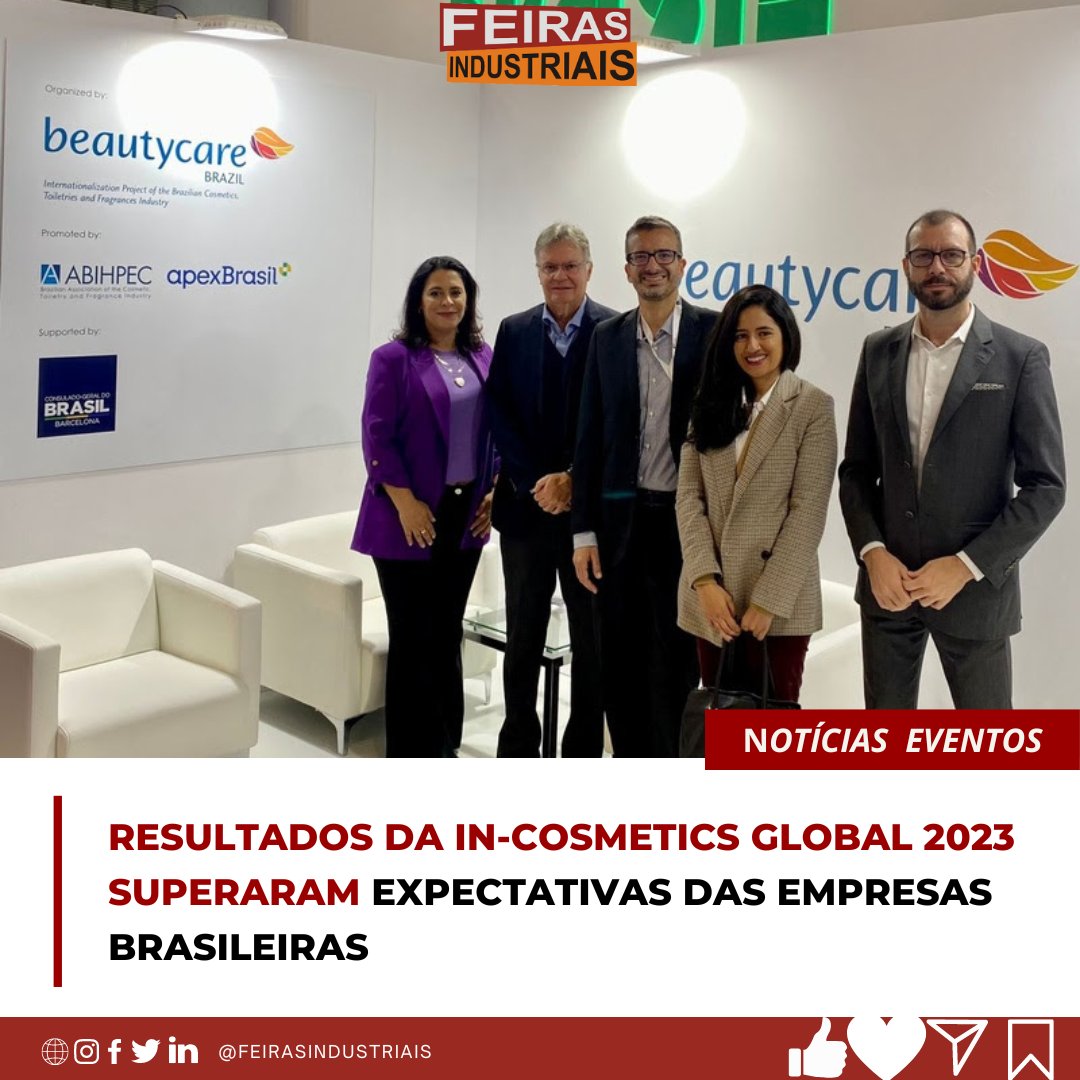 elloconsultores's tweet image. Continue lendo: 
feirasindustriais.com.br/noticias/resul…

Acesse o site e assine o portal Feiras Industriais e fique por dentro das noticias e calendário.

#feirasindustriais #feiraseeventos #exposicao #eventos #eventosbrasil #feirasdenegocios #industria #in-Cosmetics