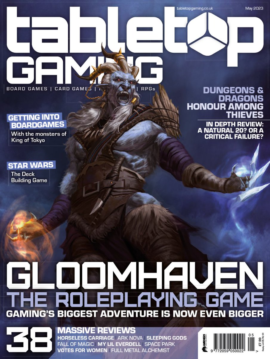 TabletopMag's tweet photo. 🎲 Tabletop Gaming Issue 78 is here! 🎉 Get ready for the latest game reviews, interviews, and gaming tips. Order your copy now and let the games begin! 🙌 #TabletopGaming #Issue78 #LetsGetOurGameOn
Buy from https://t.co/WhQkmaGuFx https://t.co/LxDM4Hkrwn