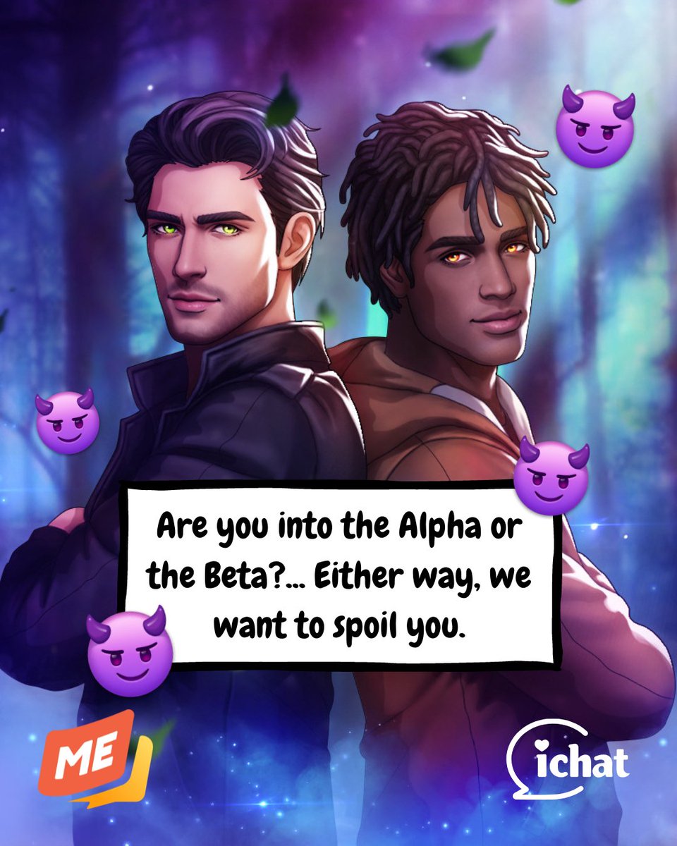 The dark, brooding Alpha and kind, thoughtful Beta will redefine what it means to be a wolf, showing you more wonders than you thought existed 💜💟
⬇️ So who is it going to be, Alpha or Beta?