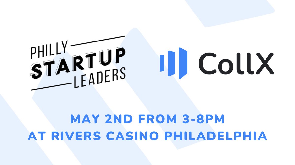 We are excited to attend the Entrepreneur Expo next week at @riverscasinophl! This is the largest annual showcase of early-stage startups & technology companies in the Philadelphia region. We hope to see you on May 2nd at Rivers Casino from 3pm to 8pm! @startupleaders