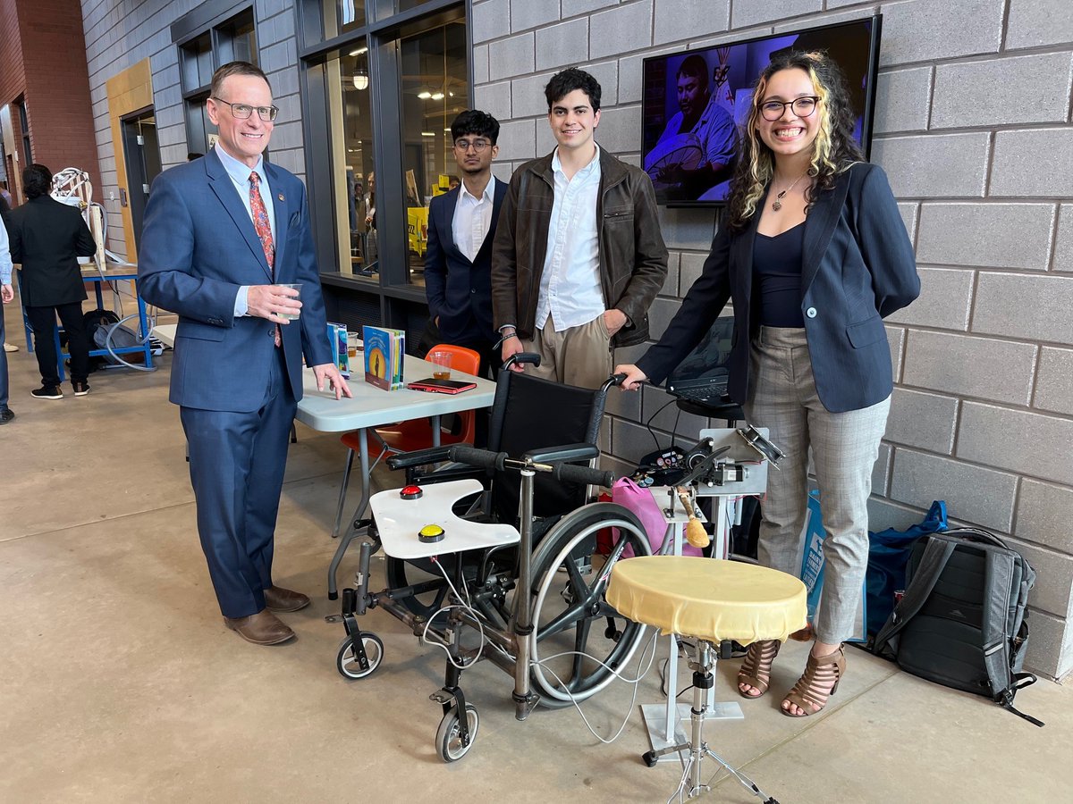 Greg Naterer (@gregnaterer) on Twitter photo Look at these talented <a href="/EngineeringUPEI/">UPEI Engineering</a> students explaining their design projects - a portable solar tracking stand and drum stick device allowing a disabled Indigenous boy to play the Mi'kmaq Honour Song! <a href="/UPEI/">University of PEI</a> Look at these talented <a href="/EngineeringUPEI/">UPEI Engineering</a> students explaining their design projects - a portable solar tracking stand and drum stick device allowing a disabled Indigenous boy to play the Mi'kmaq Honour Song! <a href="/UPEI/">University of PEI</a>