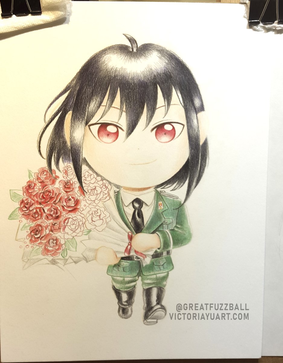 Greatfuzzball's tweet photo. New Chibi drawing of Yuri Briar! Got a lot more layers filled in! The rose will be lots of coloring lol!
New series of Spy x Family prints I'm making!

More Spy x Family coming up!

#anime #coloredpencil
#originalartwork #supportartist #animeart #spyxfamily #yuribriar https://t.co/Yz42SlB13z