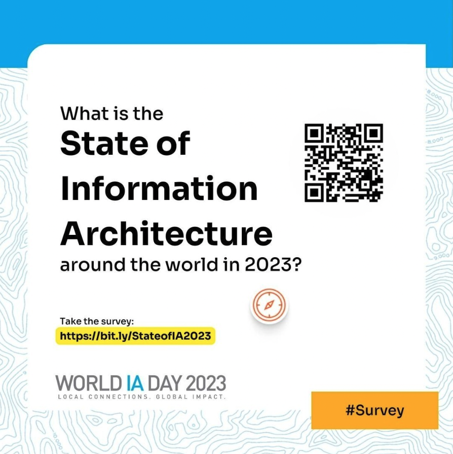 theiaconf's tweet photo. Curious about the state of information architecture? 🧐 We are too.

Our IAC23 sponsors Optimal Workshop and World IA Day have compiled a survey asking questions about who's conducting IA, developing IA, and understanding the value of IA.

https://t.co/itQyOtm4Ld https://t.co/LjaMEgs0SQ