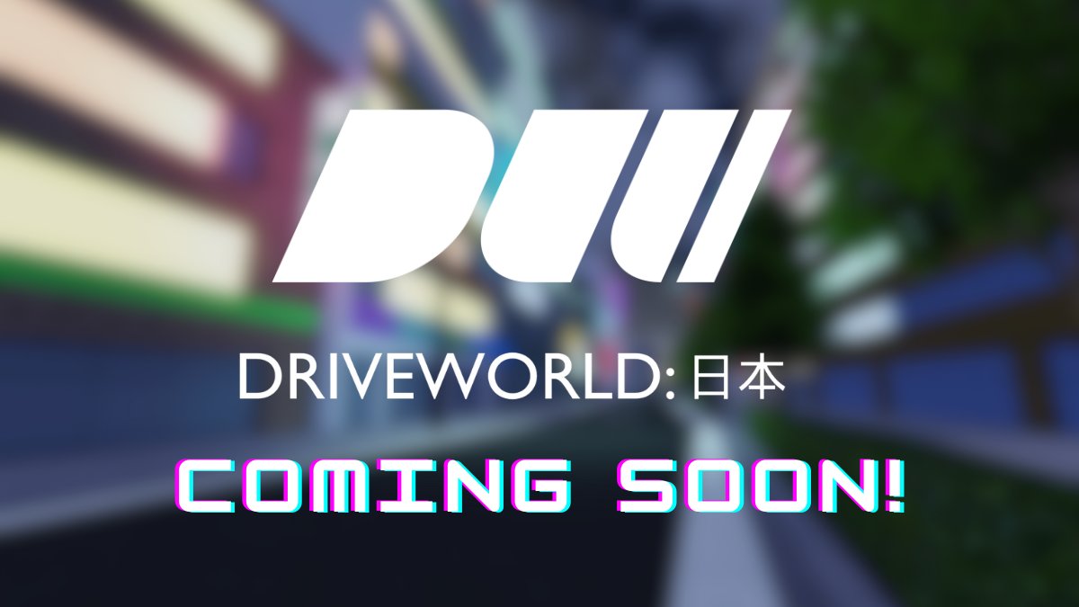 DriveWorldRBLX's tweet photo. Drive World: ๆฅๆฌ, Japan will be released on Friday, May 5th! ๐พ๐
Join the Drive World Discord for more information โก๏ธ https://t.co/Ree5ZSO5RJ
#DriveWorld #Roblox #DriveWorldJapan https://t.co/3A1Ft6V3Iv