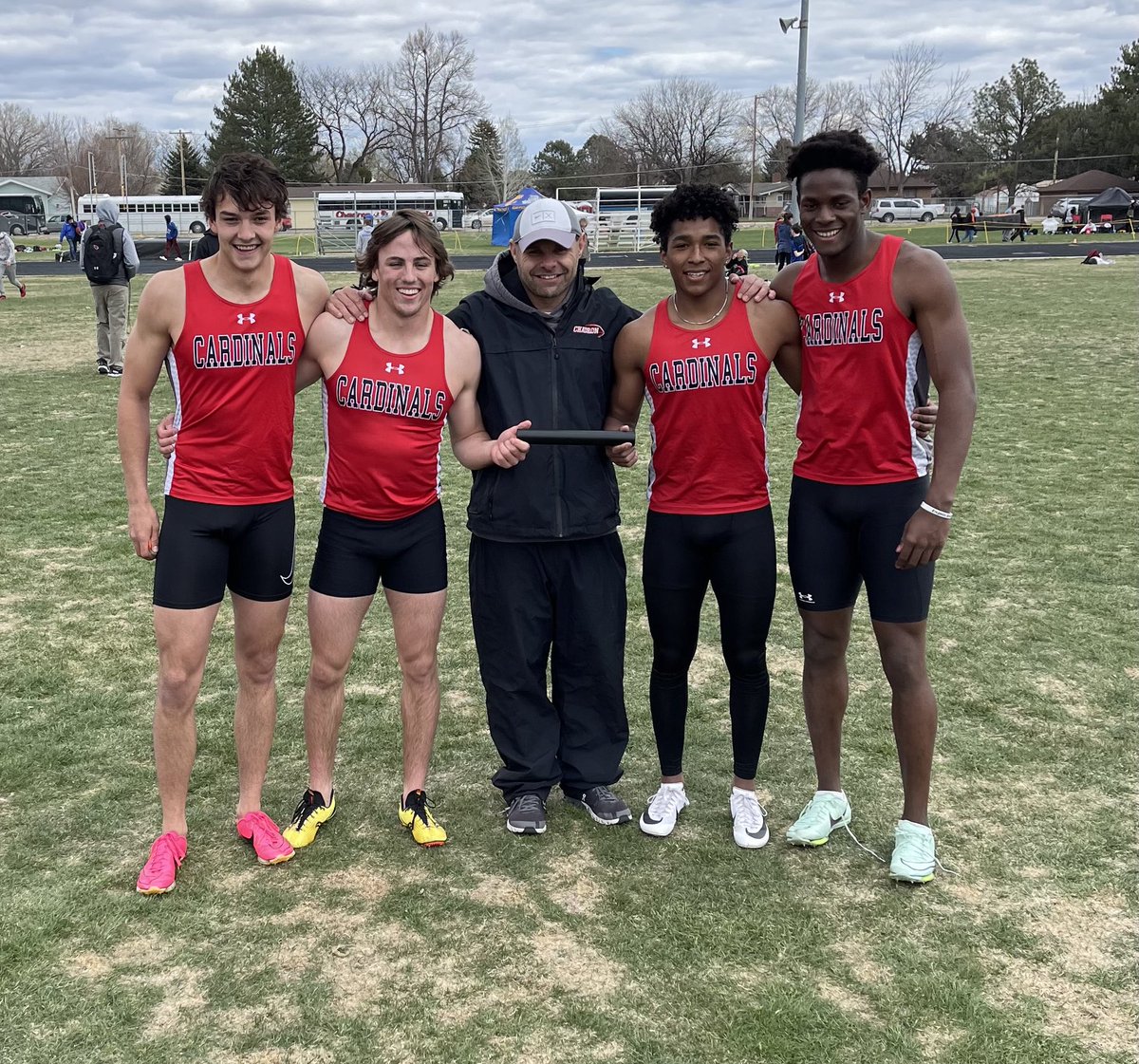 Chadron High Track and Field (@trackcards18) on Twitter photo Sorry <a href="/mitch_barry20/">Mitch Barry</a>, you knew these 4 would eventually get the record!!! 43.43 official time…school record and a Western Conference record!🤩🤩🤩🤩 <a href="/cullers_rhett/">Rhett Cullers</a> <a href="/xanderprovance/">Xander Provance</a> <a href="/MalachiSwallow/">Malachi Swallow</a> <a href="/Quinn_Bailey21/">Quinn</a> <a href="/ChadronHS/">Chadron High School</a> Sorry <a href="/mitch_barry20/">Mitch Barry</a>, you knew these 4 would eventually get the record!!! 43.43 official time…school record and a Western Conference record!🤩🤩🤩🤩 <a href="/cullers_rhett/">Rhett Cullers</a> <a href="/xanderprovance/">Xander Provance</a> <a href="/MalachiSwallow/">Malachi Swallow</a> <a href="/Quinn_Bailey21/">Quinn</a> <a href="/ChadronHS/">Chadron High School</a> 