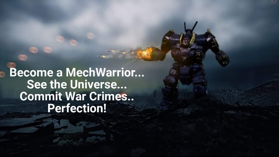 THaisplets's tweet photo. A little dark #battletech humor for your day... #battletechgame #mechwarrior #miniaturepainting #boardgame #tabletopgaming #miniatures #wargames #miniaturephotography #battletechminiatures #battlemech #innersphere #3025battletech #notaiart https://t.co/QkAn9KPGzC