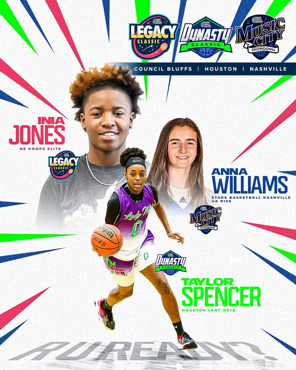 Prep Girls Hoops Circuit 🏀 (@pghcircuit) on Twitter photo Don't miss the stars!
We have top-ranked prospects playing in <a href="/PrepGirlsHoops/">Prep Girls Hoops 🏀</a> events this weekend.
#PGHMusicCityShowdown
#PGHDynastyClassic
#PGHLegacyClassic
More: events.prephoops.com/info?website_i… Don't miss the stars!
We have top-ranked prospects playing in <a href="/PrepGirlsHoops/">Prep Girls Hoops 🏀</a> events this weekend.
#PGHMusicCityShowdown
#PGHDynastyClassic
#PGHLegacyClassic
More: events.prephoops.com/info?website_i…