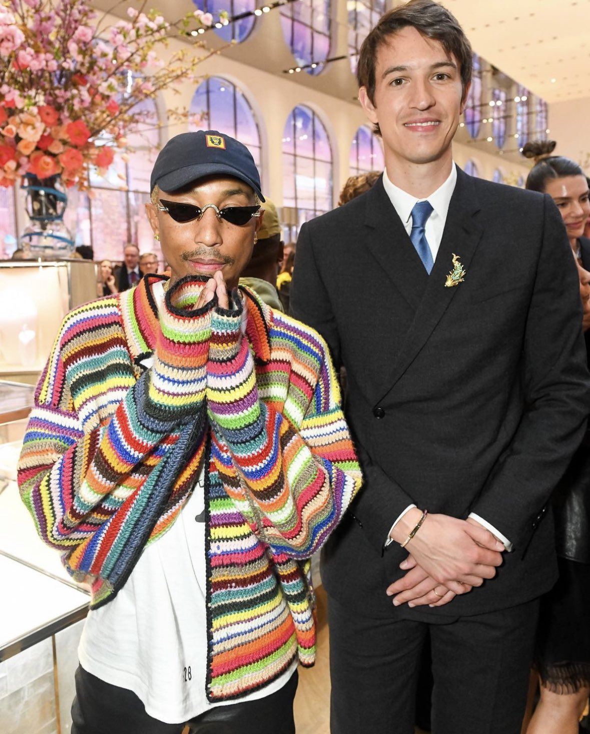 clayton chambers on X: Alexandre Arnault and Pharrell at the Tiffany &  Co. reopening in NYC 💎  / X