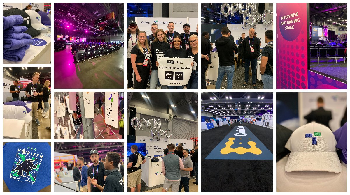 tatum_io's tweet photo. 🎉 That's a wrap! #Consensus2023 was a blast! 

Thanks to all who joined us in exploring the future of #blockchain &amp; #web3 development. The connections made will drive innovation for years to come. Until next year 👋 

Stay tuned for updates on https://t.co/eiR4mqCEak 🛰️ https://t.co/olh35qo8PA