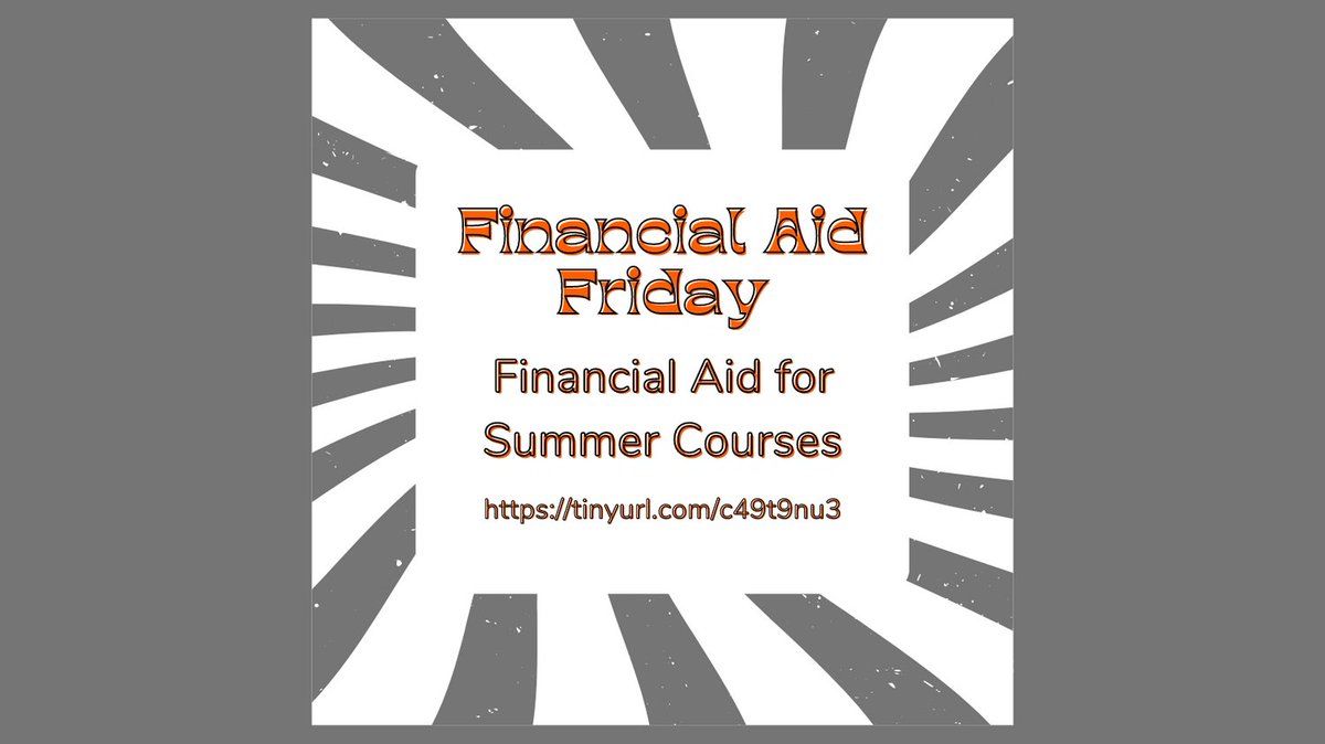 OSUSSS's tweet image. With summer just around the corner, some might be wondering if financial aid is able to cover summer courses. This article dives into paying for summer courses and what that may look like. #financialaidfridayy #okstate #triosss #trioworks