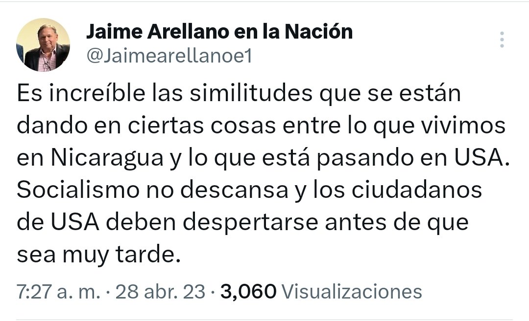 No bien ha llegado a Estados Unidos cuando ya están metiendo sus narices dónde no deben. Este jodido de Jaime es mi broder pero es bien caballo, ay lo va meter preso Biden y ese si no lo va indultar.