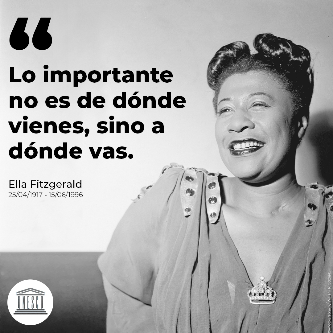 ONU_es's tweet photo. En este #DíaDelJazz, celebramos junto con la @UNESCO_es la magia de este género musical y rendimos tributo a las mujeres que rompieron barreras y continúan conmoviéndonos a través de su música. https://t.co/89bFrpnzeq https://t.co/UYELlPwcGk