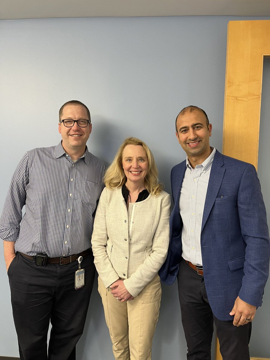 Awesome discussion this afternoon at #UNC about the use of #AI and robotics in surgery and it’s role in research, education and training! With my informatics colleagues <a href="/mrphillips_89/">Michael Phillips, MD</a> and Gretchen Jackson, <a href="/AMIAinformatics/">AMIA</a>’s President.