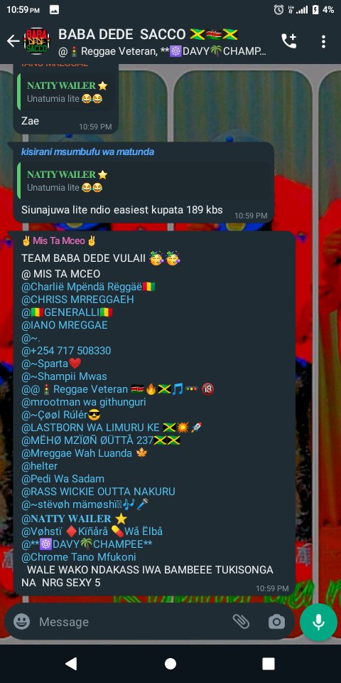 peterndunguk1's tweet photo. @BabaDedeReggae @NRGRadioKenya pita na hii list mkuu
teargasonnrg
#BabaDedeReggaeTakingover
#BabaDedeAt9
#NRGTurns5 https://t.co/226aCHIRj8