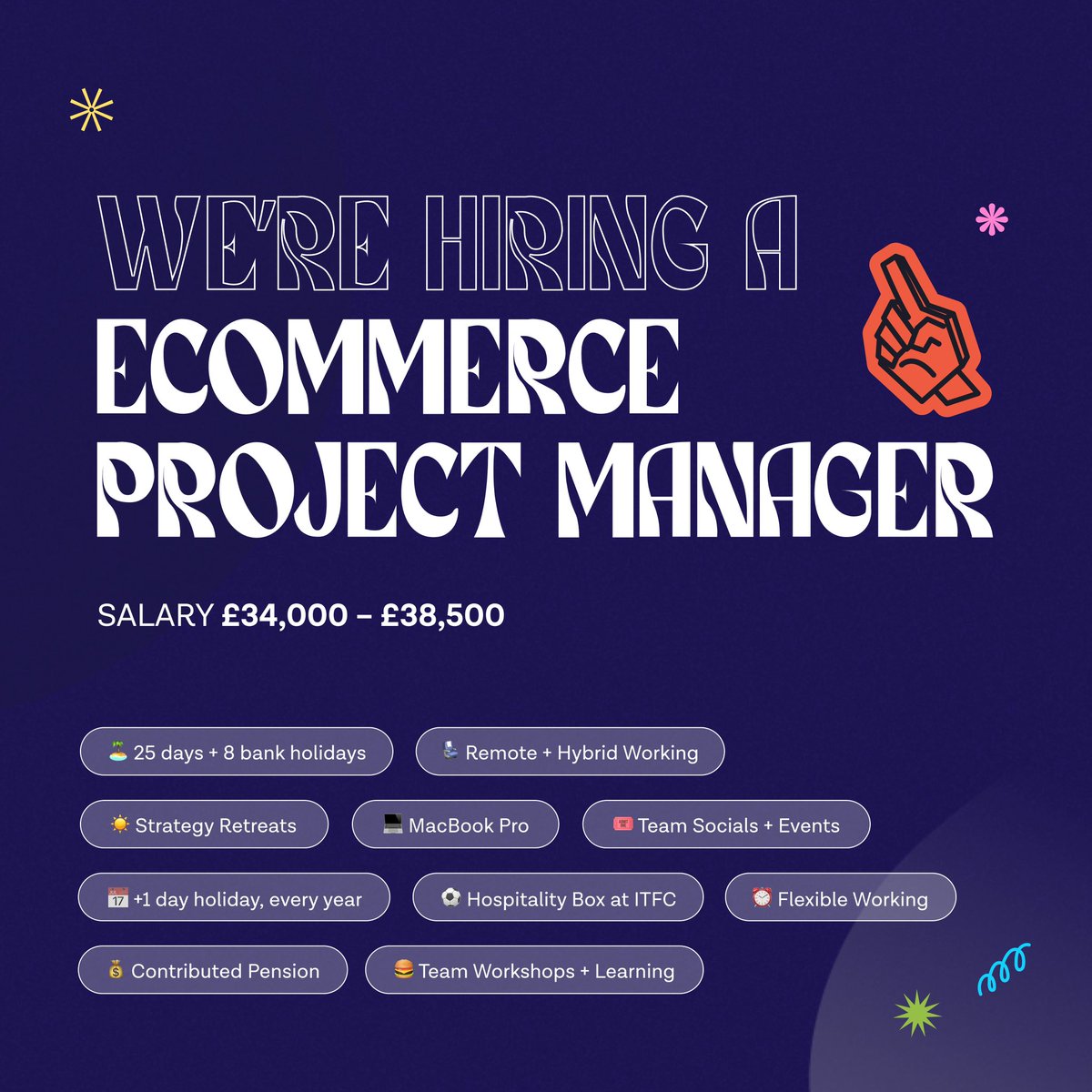 We’re #hiring an #ecom Project Manager