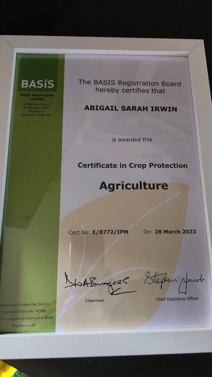 cornishfarmgal's tweet photo. A surprise envelope in the post yesterday! Super glad I put the work in. Look out now! 🙈 #basis #agronomy https://t.co/S0KBkDepXB