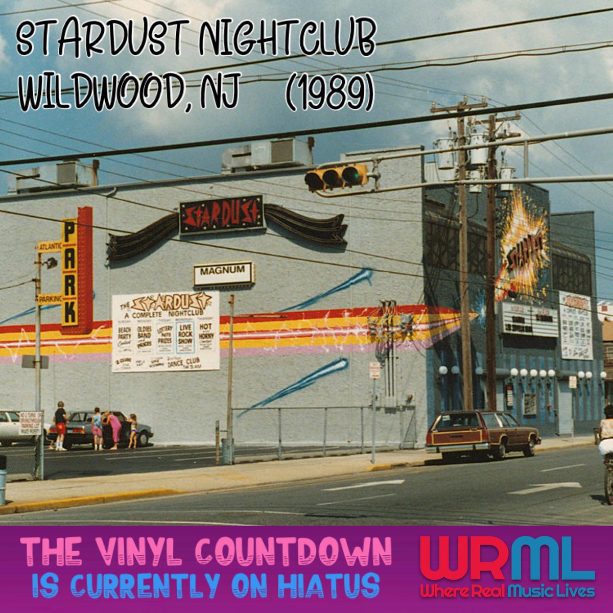 vcountdownradio's tweet photo. For years, the Stardust Nightclub in Wildwood, NJ was a pretty big deal to say the least. This picture of the Schellenger Avenue giant was taken back in 1989. Today, the building has begun getting demolished, leaving only memories for those that enjoyed the club in its heyday. https://t.co/FDpEAdFUXO