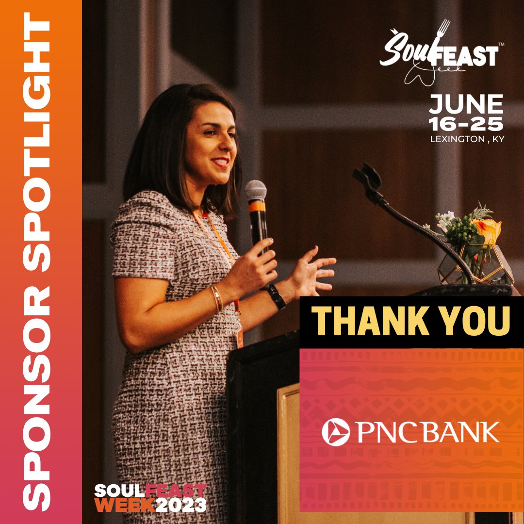 SoulFeastWeek's tweet photo. SoulFeast Week is all about elevating Black restaurants, farmers and chefs – and we’re grateful that sponsor @PNCBank shares our commitment to help minority-owned businesses succeed and grow. @YajairaWest_PNC https://t.co/pcxqUttH1J