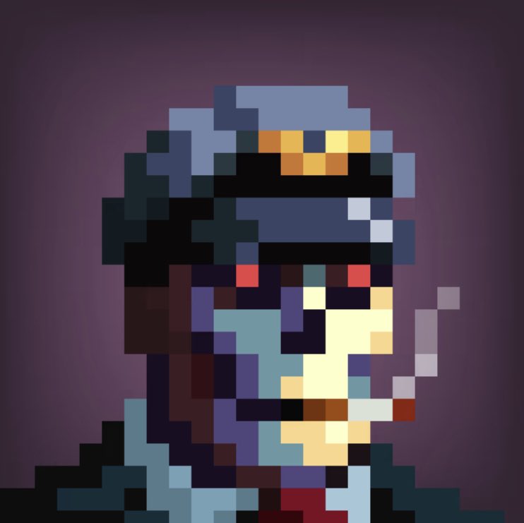 youthndour's tweet photo. Save your soul if you want, I save this purple illusion from the floor as a real doc would do. You dig it @Dctr_Boom ? My fam first @genuineundead #genuinearmy best pixel art ever, best team, best community. Nique tout https://t.co/DiPmciLQt6
