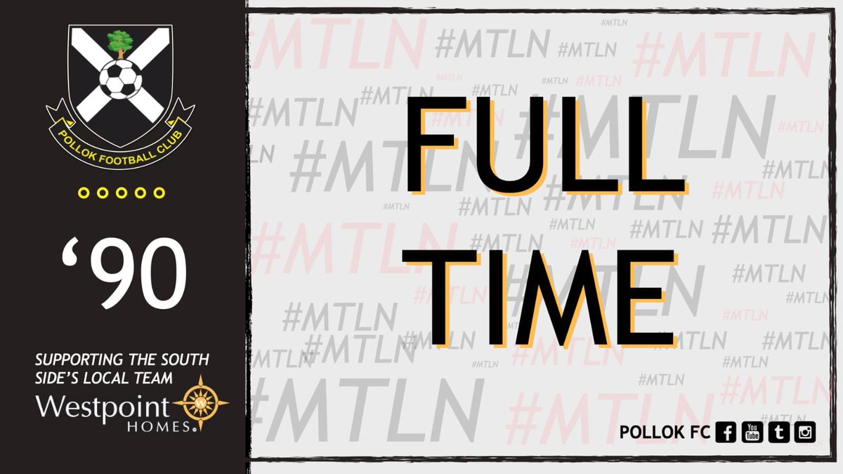 🏆Full time and it's a 4-2 win for Bargeddie Colts!