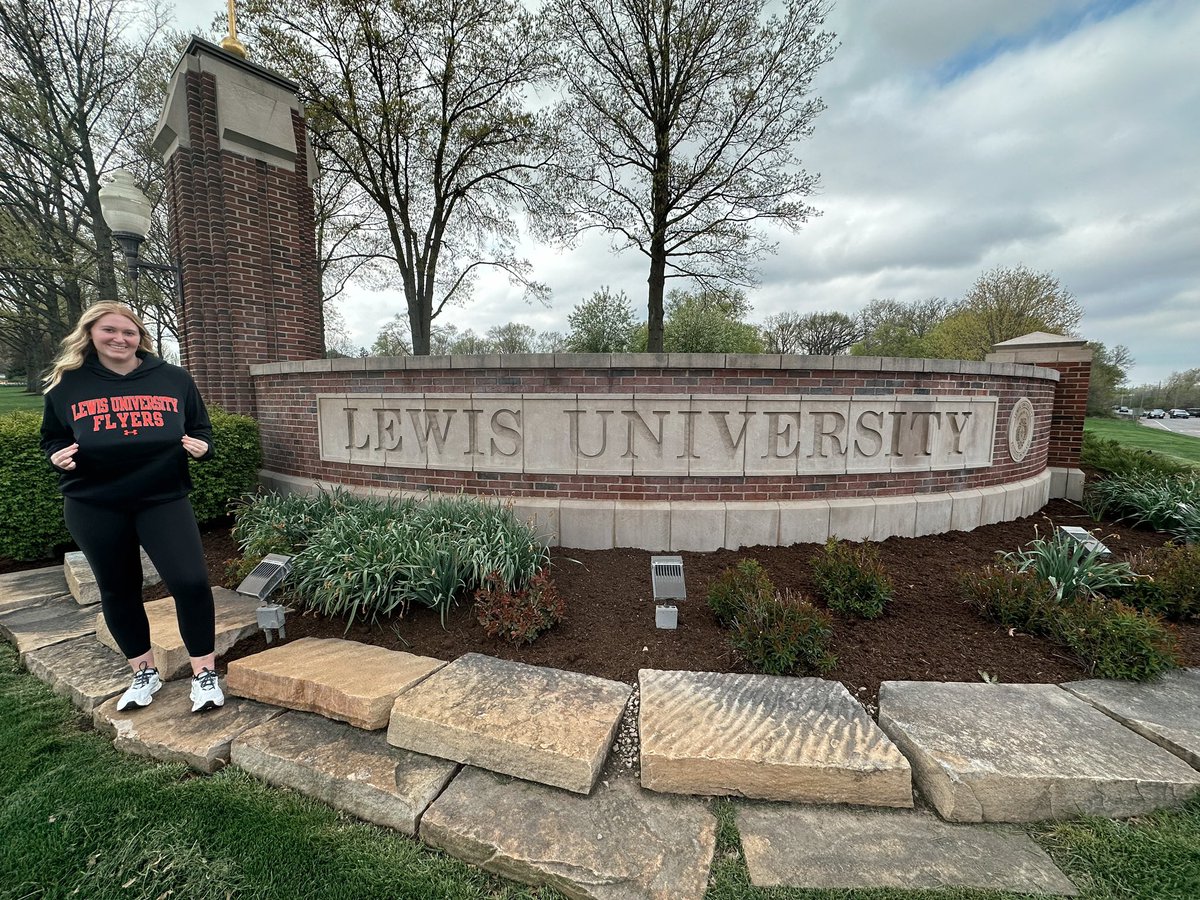 I am SO EXCITED to announce my commitment to further my academic and athletic career at Lewis University!!! I cannot thank my family, friends, teammates and coaches enough for all of the support through the years! I can’t wait to be a flyer!!!