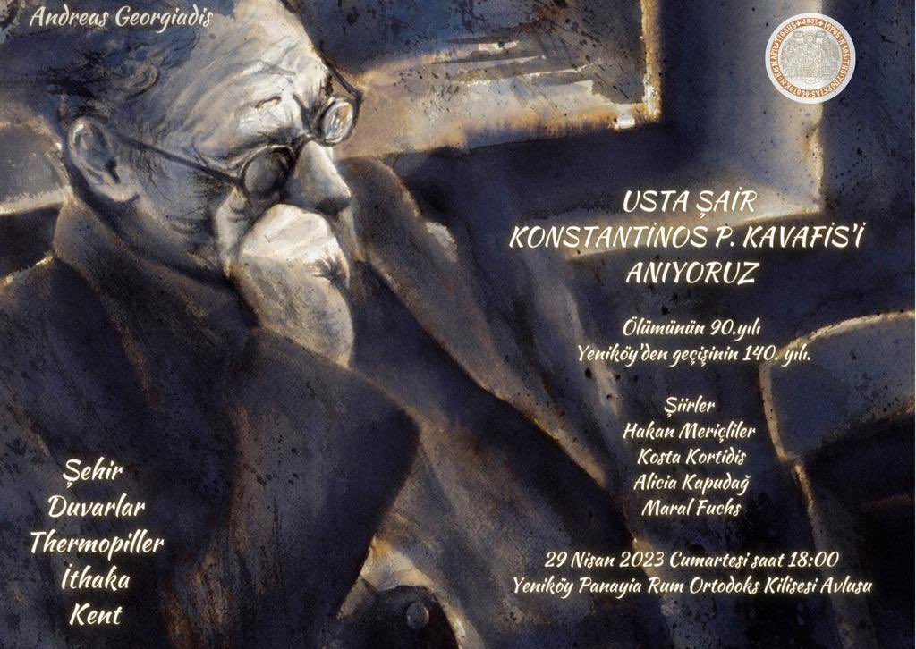 Usta Şair Konstantinos P. Kavafis’i Anıyoruz. #cavafy #kavafis #yeniköy <a href="/CCavafy/">C.P. Cavafy</a> <a href="/lakivingas/">Laki Vingas</a> <a href="/orbaysoydan/">Orbay Soydan</a> <a href="/mklhannutoglu/">Mikail Hannutoğlu</a> <a href="/HakanMericliler/">Hakan Meriçliler</a> <a href="/kostakortidis/">kosta kortidis</a>