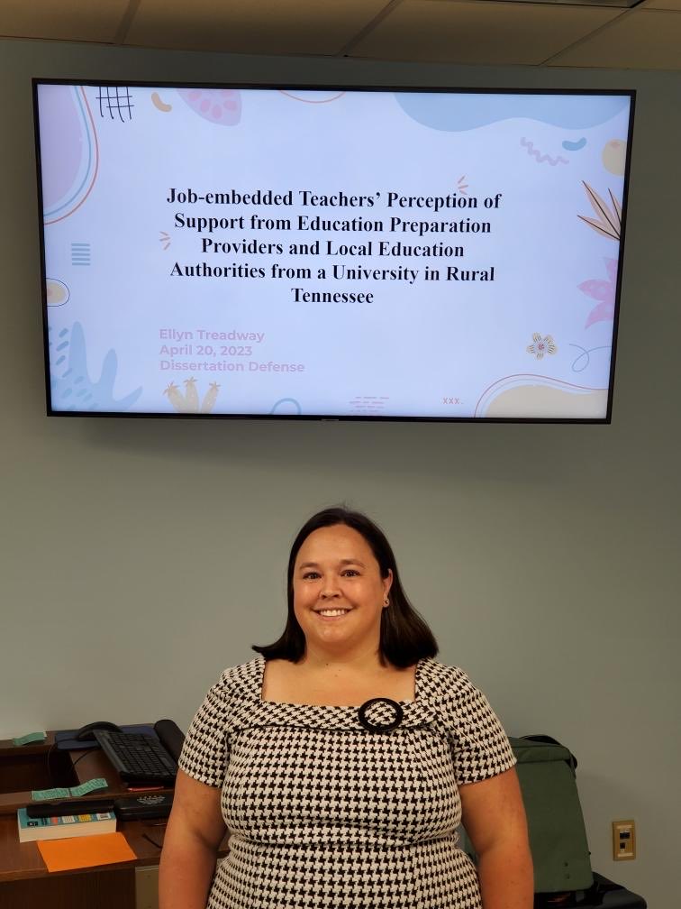 Congratulations to Ellyn Treadway on her successful dissertation defense! #educationbuffs
