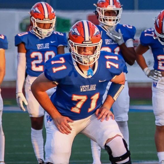 🏈𝟐𝟎𝟐𝟒 𝐓𝐫𝐞𝐧𝐭 𝐂𝐫𝐨𝐧𝐞
<a href="/TrentCrone/">Trent Crone</a>
 OL 6'6" 285 
Westlake HS:
<a href="/mark_serve/">Mark Servé</a>
 #𝟖𝟎𝟓𝐂𝐨𝐥𝐥𝐞𝐠𝐞𝐏𝐫𝐨𝐬𝐩𝐞𝐜𝐭𝐬