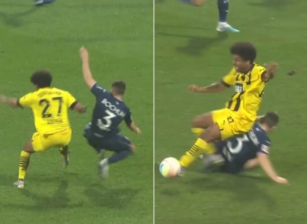 Dass der VAR da nicht eingreift bleibt halt auch wieder ein Rätsel und wenn BVB dass Spiel nicht gewinnt unteranderem wegen so einer Fehlentscheidung dann ist dass sehr ärgerlich auch für die Abstiegskandidaten Im Abstiegskampf wo jeder Punkt entscheidend sein kann #VfB #BOCBVB