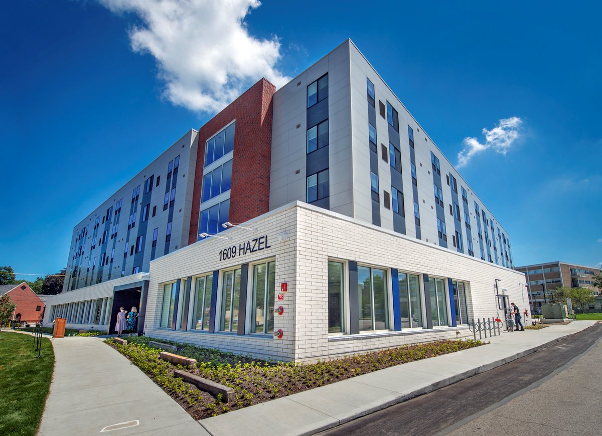 cim_edu's tweet photo. In keeping with its long-term plan, CIM recently completed a three-year, $2.25 million investment in its physical property. It also built and took ownership of 1609 Hazel, the school's first student residence and practice facility. #SeeCIM #FoundersFriday https://t.co/wcmeLUv60K