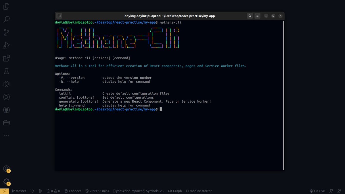 Emmysoft_Tm's tweet photo. @hackSultan @jbarbier @npmjs @reactjs @traversymedia
@moshhamedani @facesofalxse @alx_africa Recently I have been working on a command line tool that generates React Pages, components, and service worker files. 

A thread 🧵 https://t.co/I19f2TQPD4