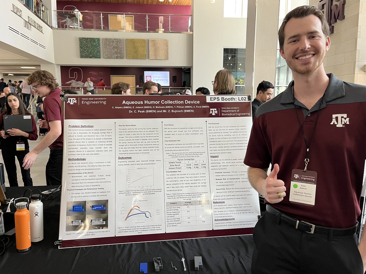 cvplabtamu's tweet photo. So awesome to see CVP #TAMUbme seniors present their senior design projects today at the engineering showcase! Great job! https://t.co/YuGSse0U5m