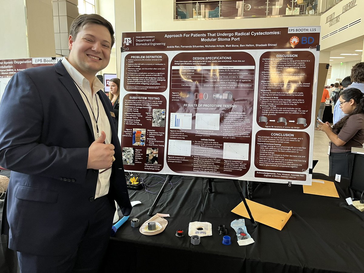 cvplabtamu's tweet photo. So awesome to see CVP #TAMUbme seniors present their senior design projects today at the engineering showcase! Great job! https://t.co/YuGSse0U5m