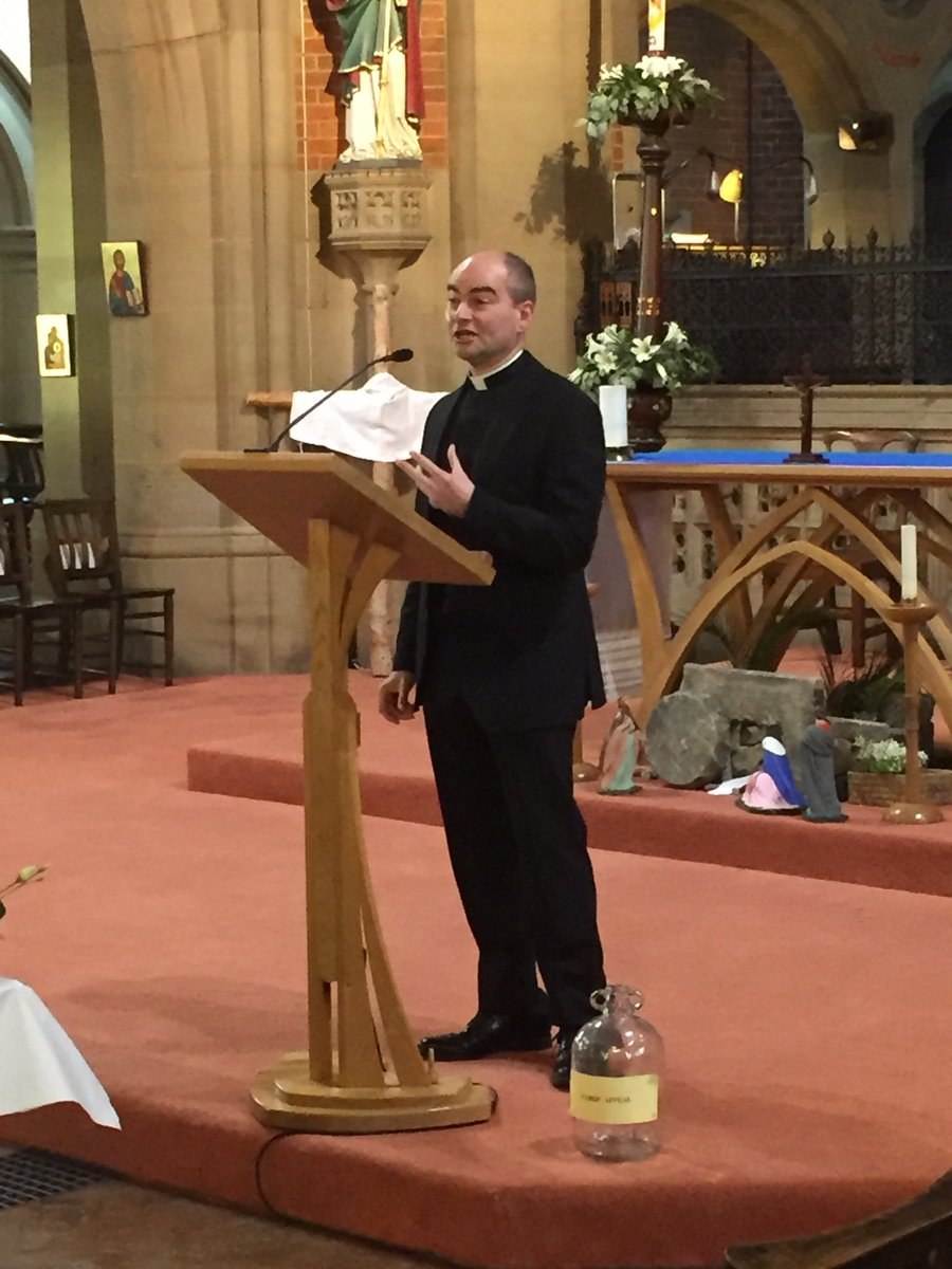 Art Exhibition open and under way at All Saints! Many thanks to @ben_rhodes6 for opening it all for us.