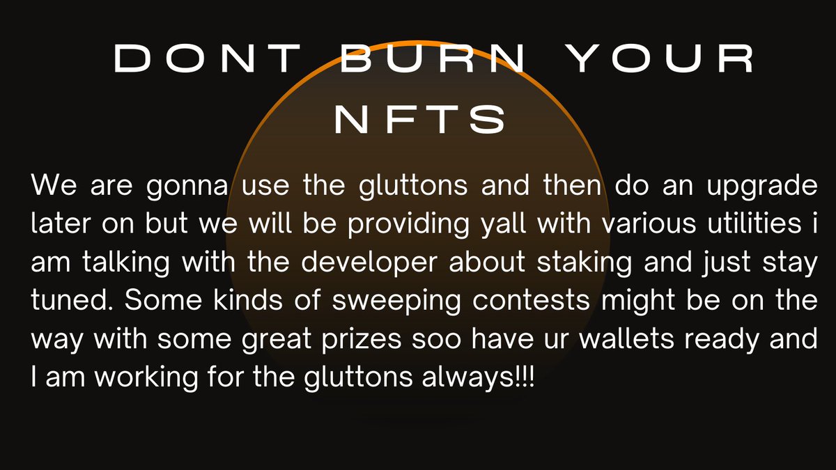 1nspector_cat's tweet photo. Dont burn ur nfts
#nft #nftart #art #derugging #NFTCommunity #NFTartwork https://t.co/UvwWfEUsKj